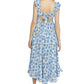 Entro - Floral Midi Dress With Tie Back