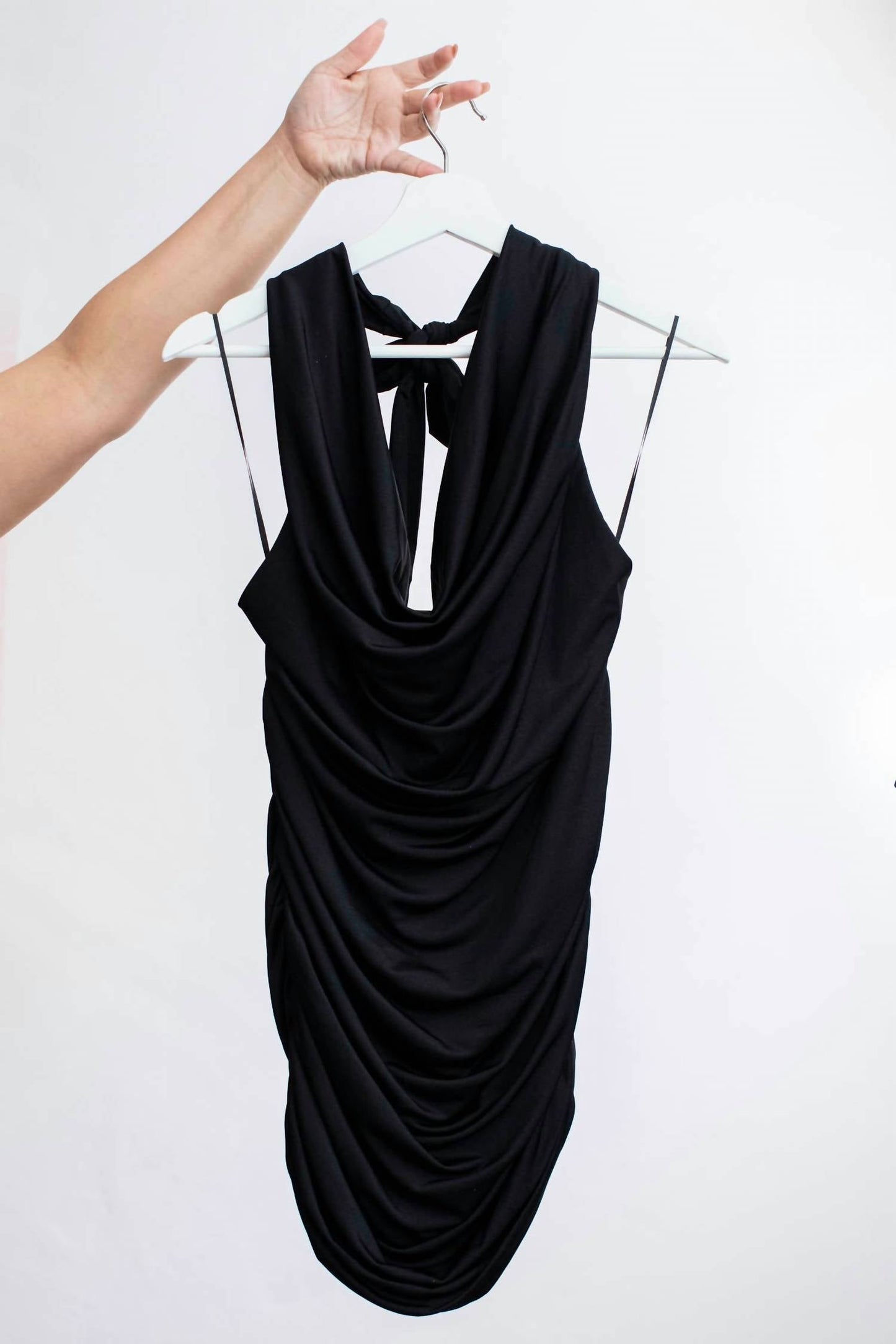 Dress Forum - Plunging Halter Neck Mini Dress