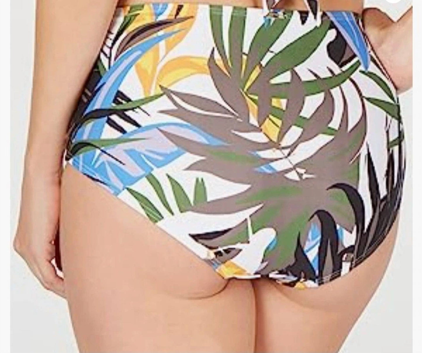 Calvin Klein - Standard Pleated High Waist Bikini Bottom