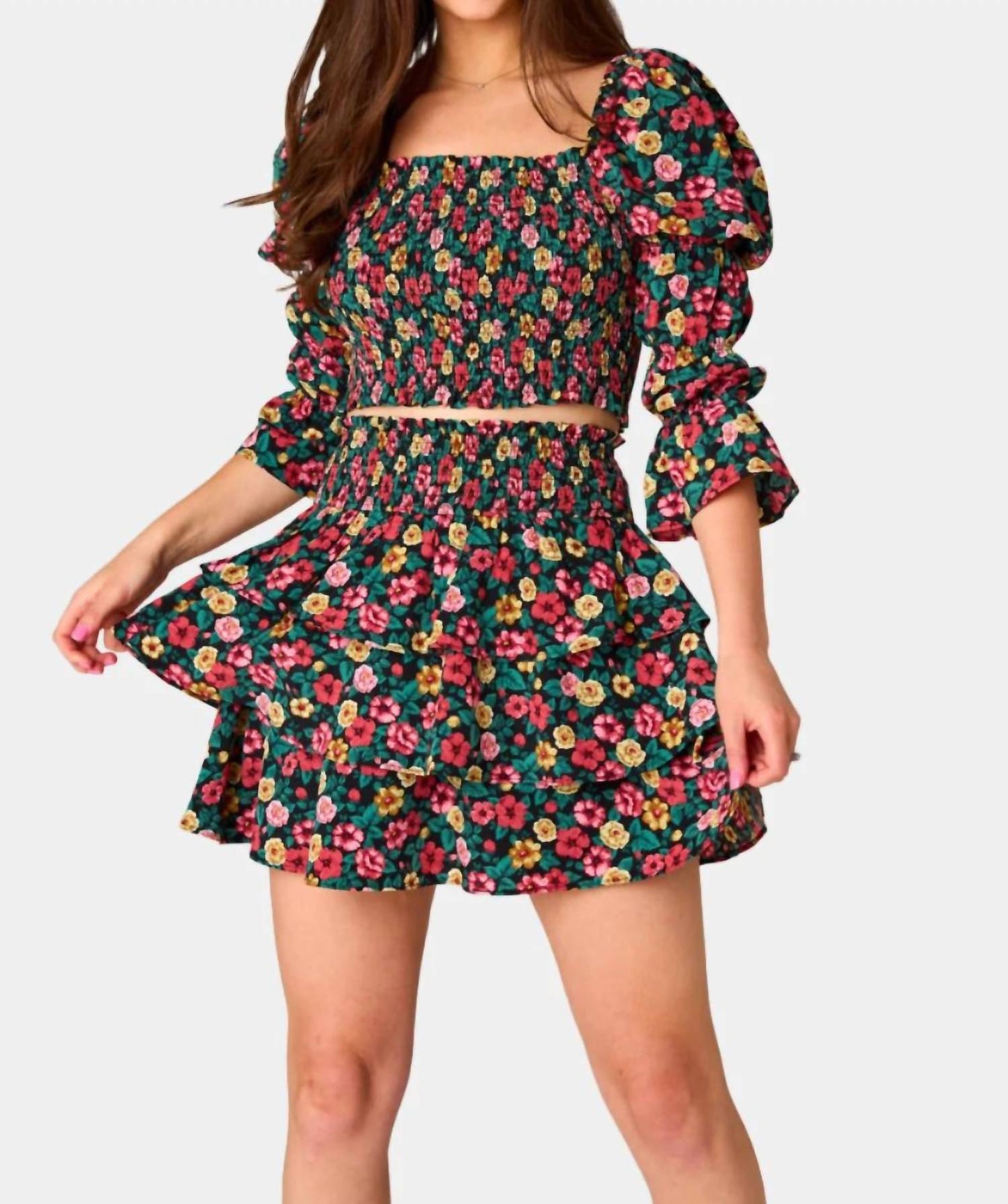 Buddylove - Nelly Smocked Two-Piece Set