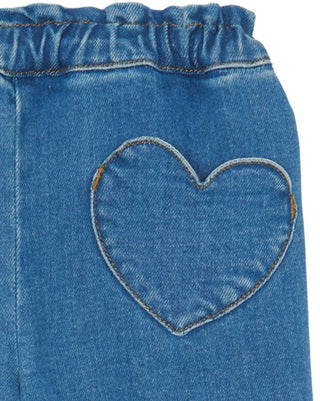 Bonton - Girl's Duck Pure Cotton Denim Trousers