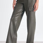 Elan - Faux Leather Cargo Pant