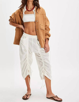 Free People - GIANNA RUCHED GAUCHO PULL ON