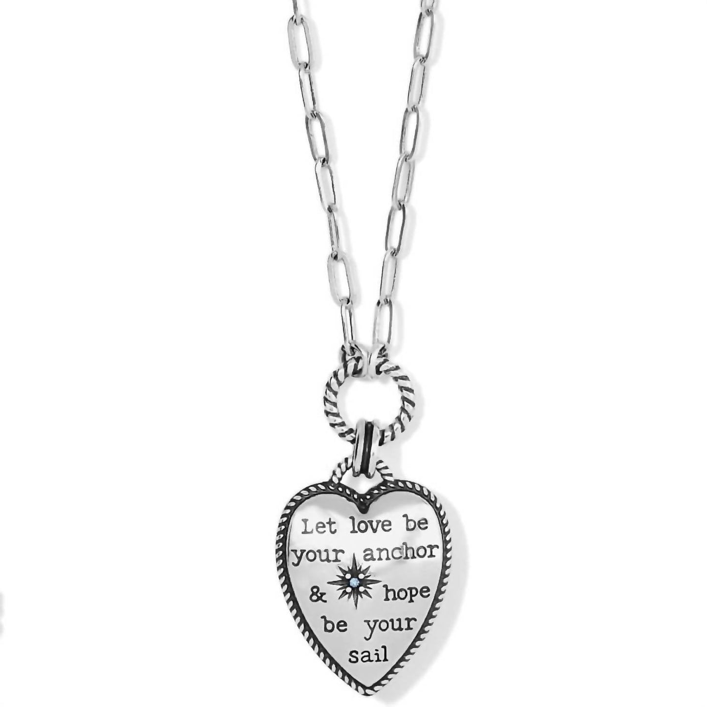 Brighton - Women's Anchor And Soul Reversible Necklace
