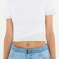 Christopher Esber - Sheer Overlay Loophole Rib Tee