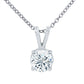 Diana M Jewels - 14kt 3.00 Cts Lab Grown Diamond Solitaire Necklace