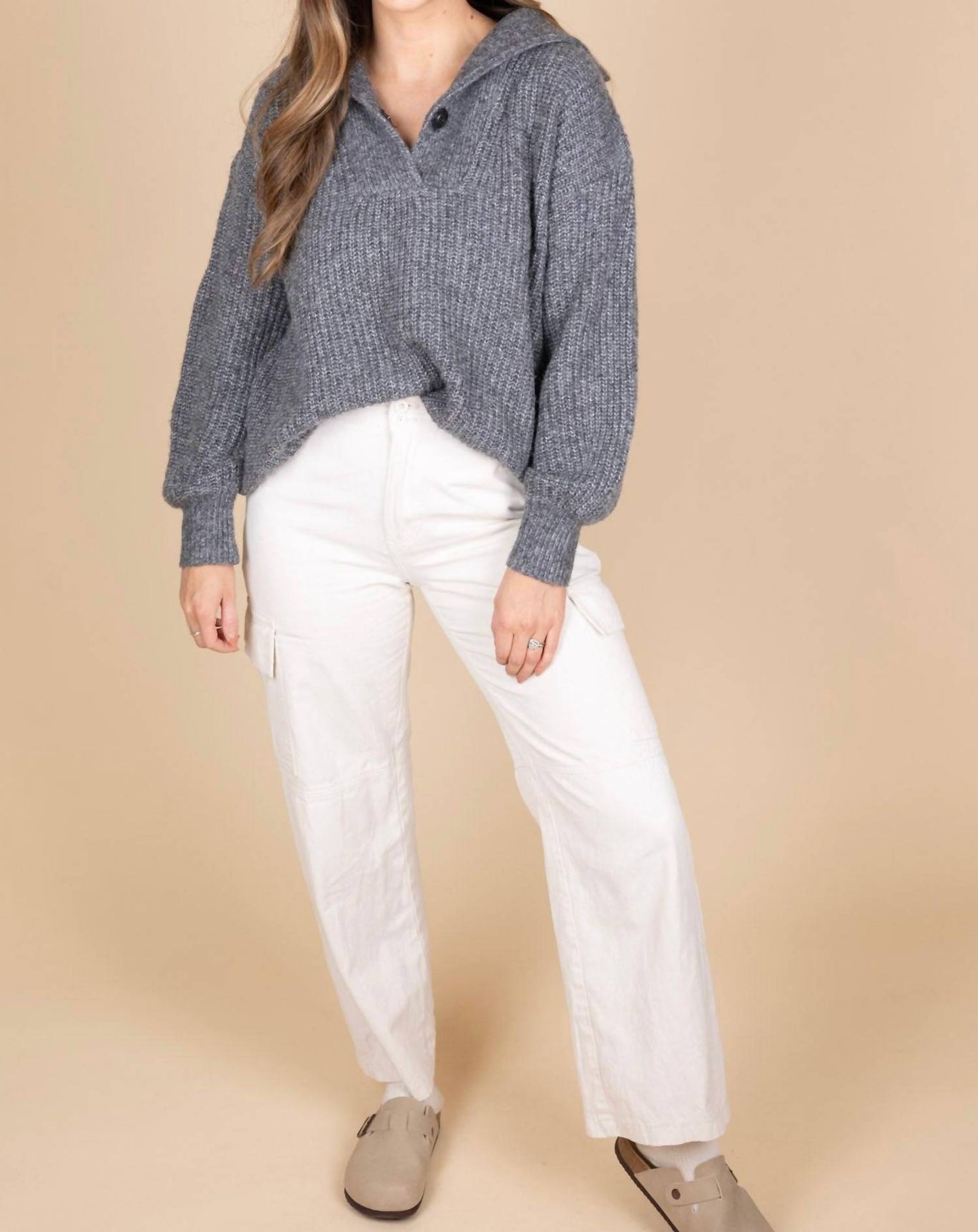 Aemi + Co - Sawyer Collared Sweater