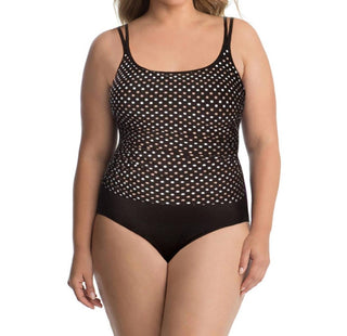 Miraclesuit - Spot On Fauxkini One Piece Swimsuit - Plus