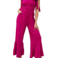 White Birch - Almost Available Flared Jumpsuit
