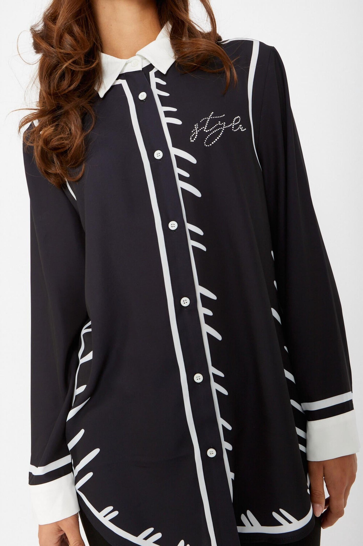 Frank Lyman - Chic Button Closure Shirt Style 243455