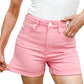 Judy Blue - High Rise Tummy Control Garment Dyed Shorts