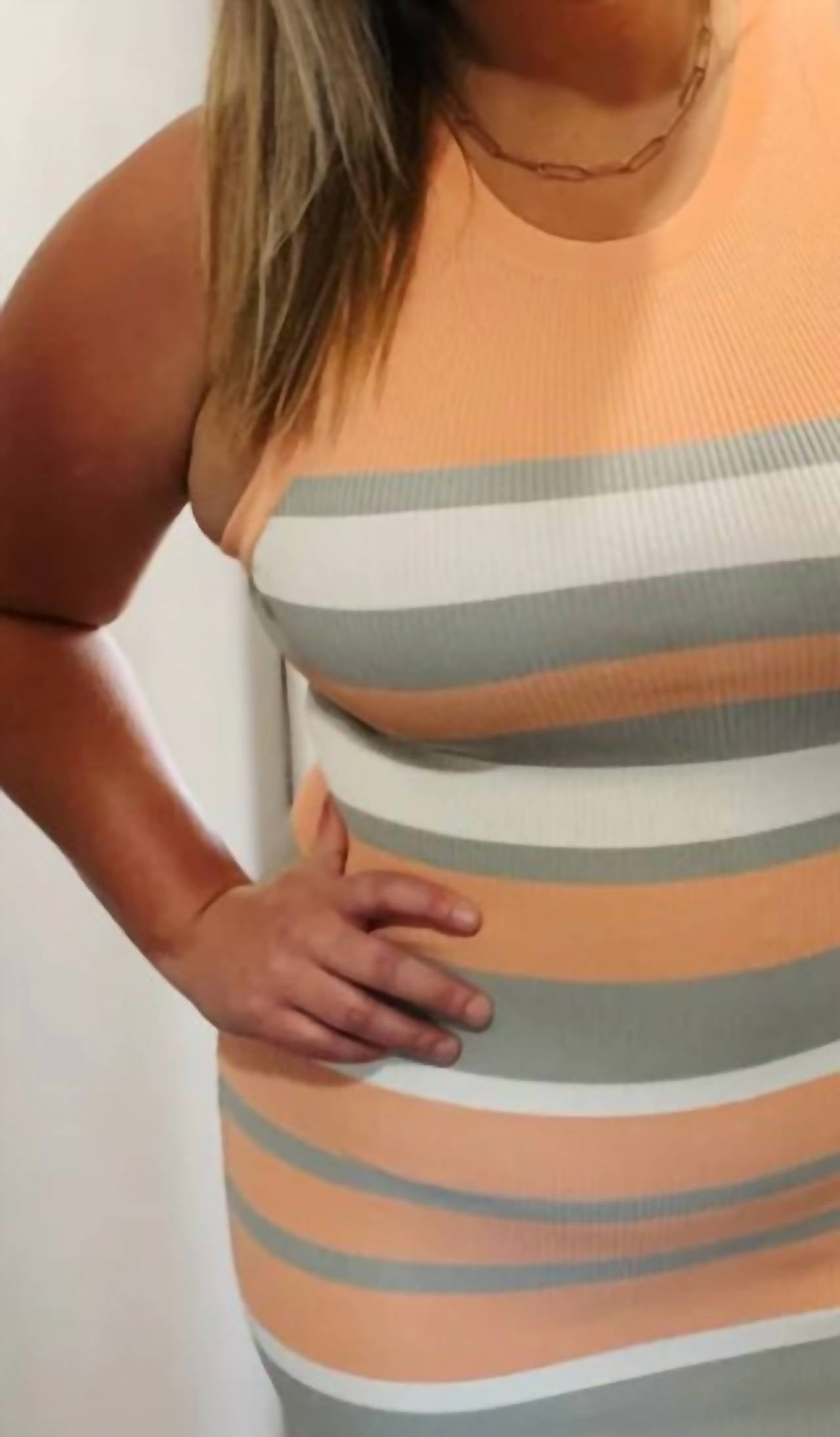 Entro - Striped Dress