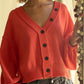 Pol - V-neck Dropped Shoulder Cardigan