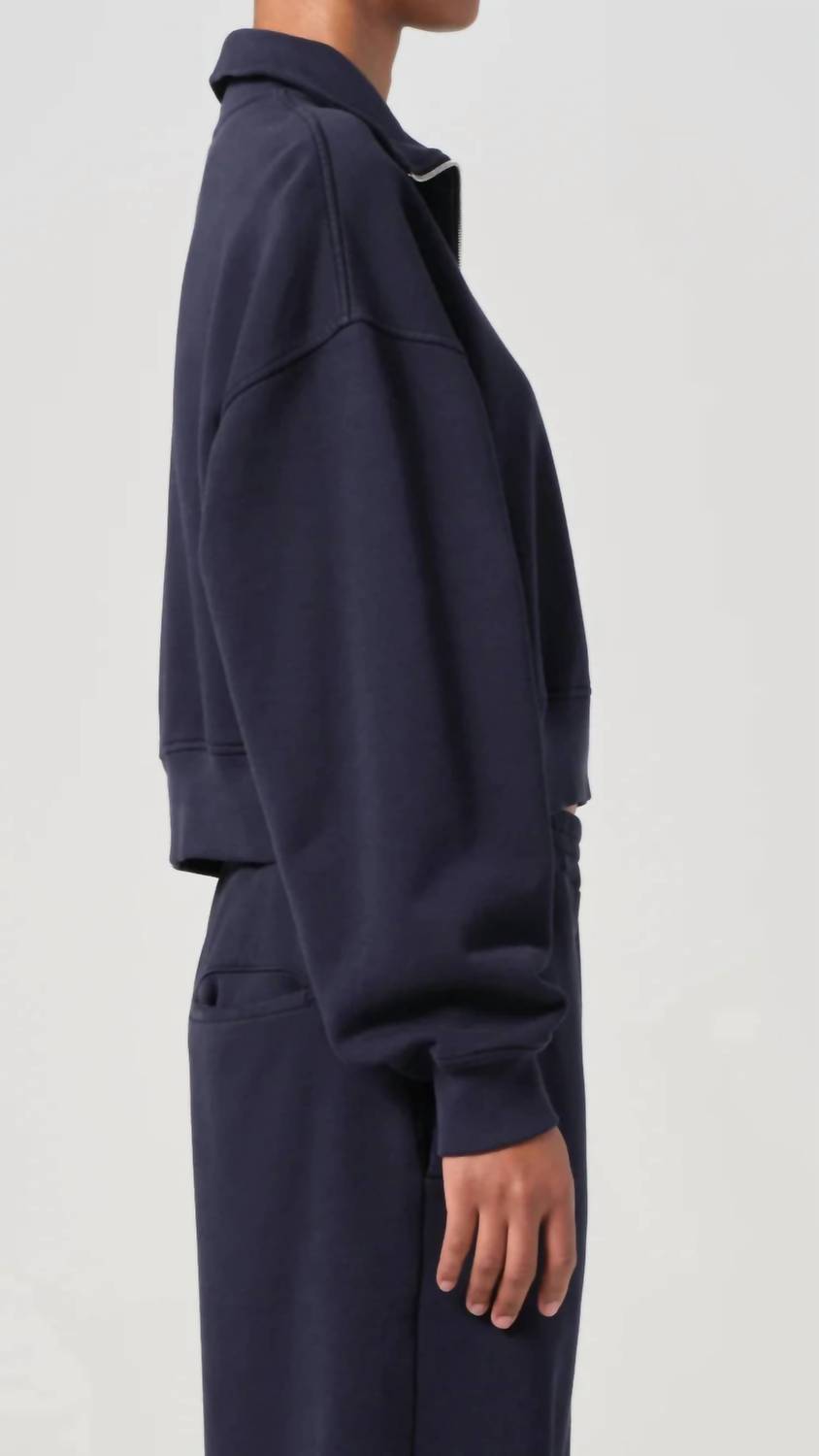 Agolde - Bethan Quarter Zip Sweatshirt