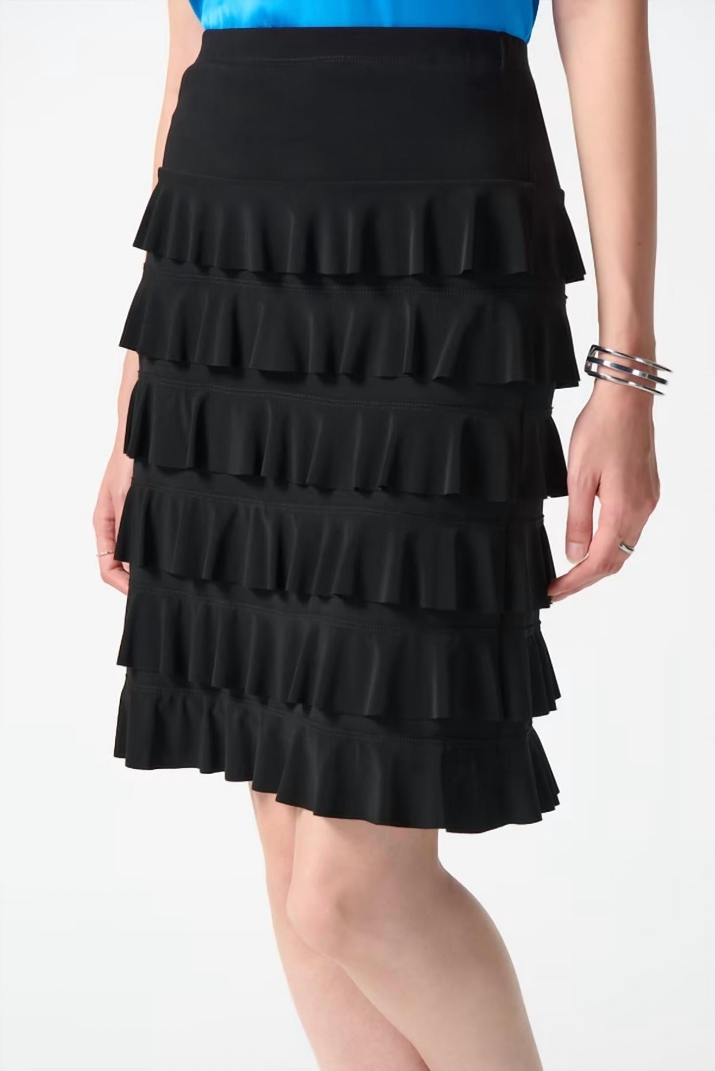 Joseph Ribkoff - Tiered Ruffle Skirt