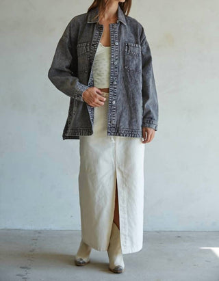 By Together - Woven Washed Denim Jacket