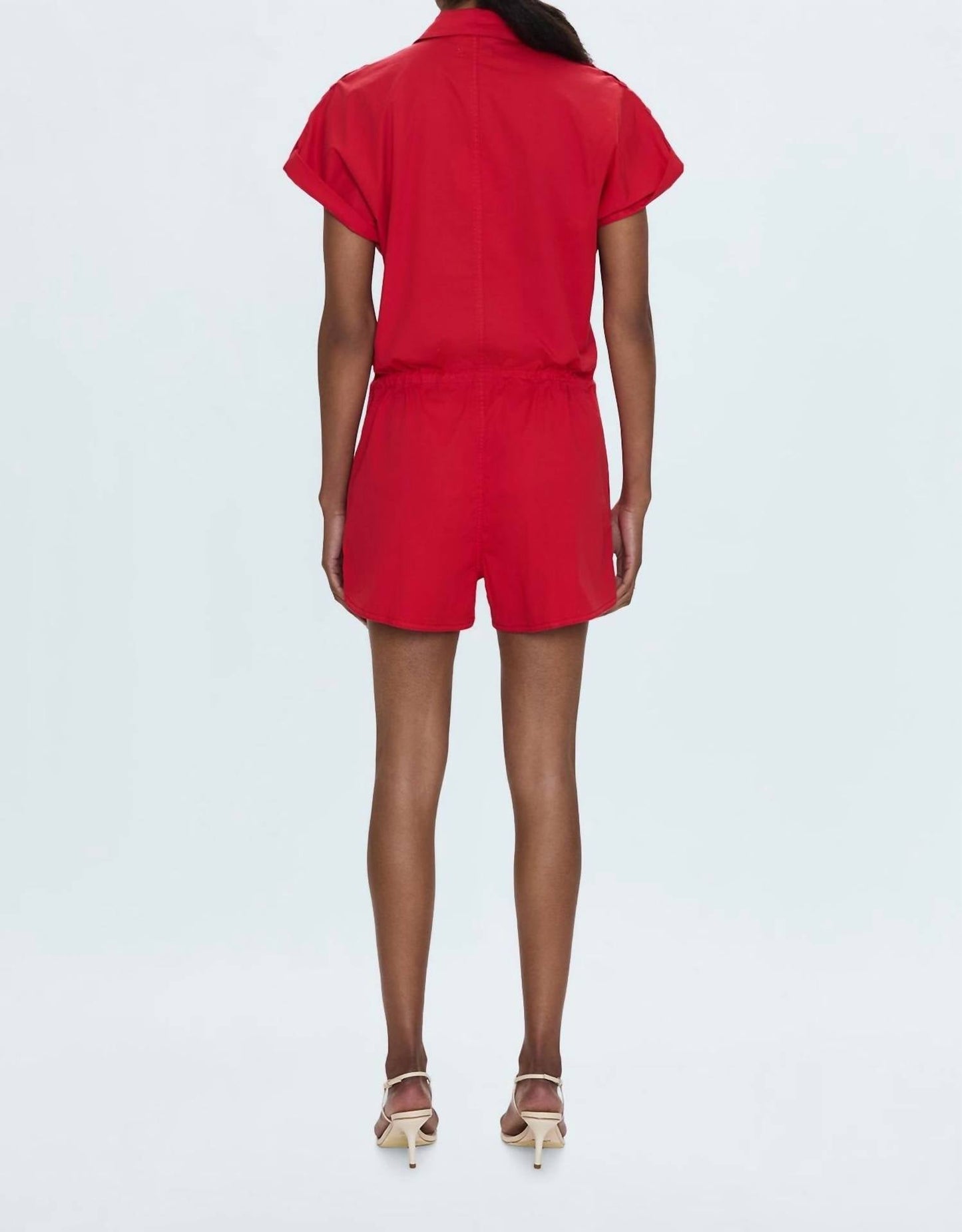 Pistola - Meg Short Sleeve Zip Front Romper