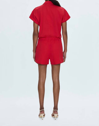 Pistola - Meg Short Sleeve Zip Front Romper