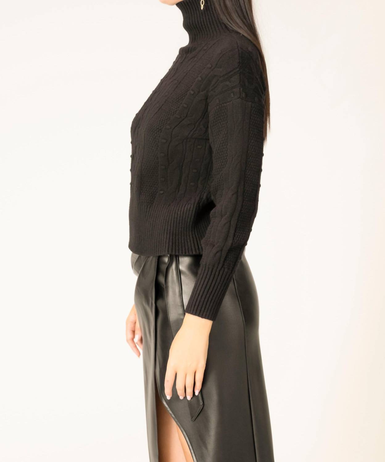 Area Stars - Sophie Cable Center Knit Sweater
