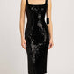 Ieena For Mac Duggal - Sequin Midi Dress