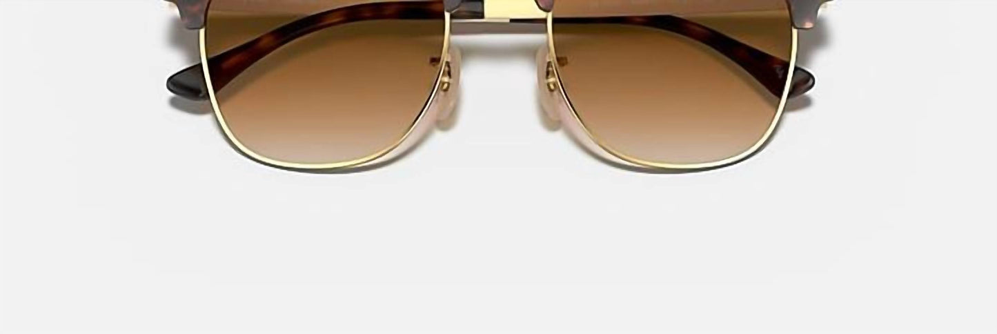 Ray Ban - Clubmaster Metal Non Polarized Sunglasses Rb3716 900851