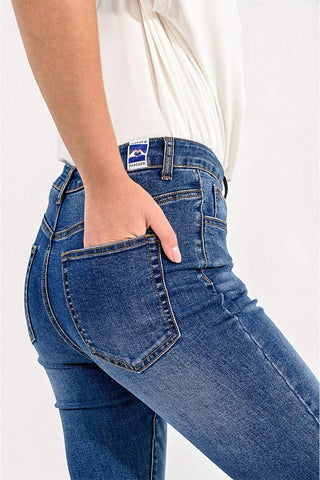 Molly Bracken - Mid Rise Boot Cut Jeans