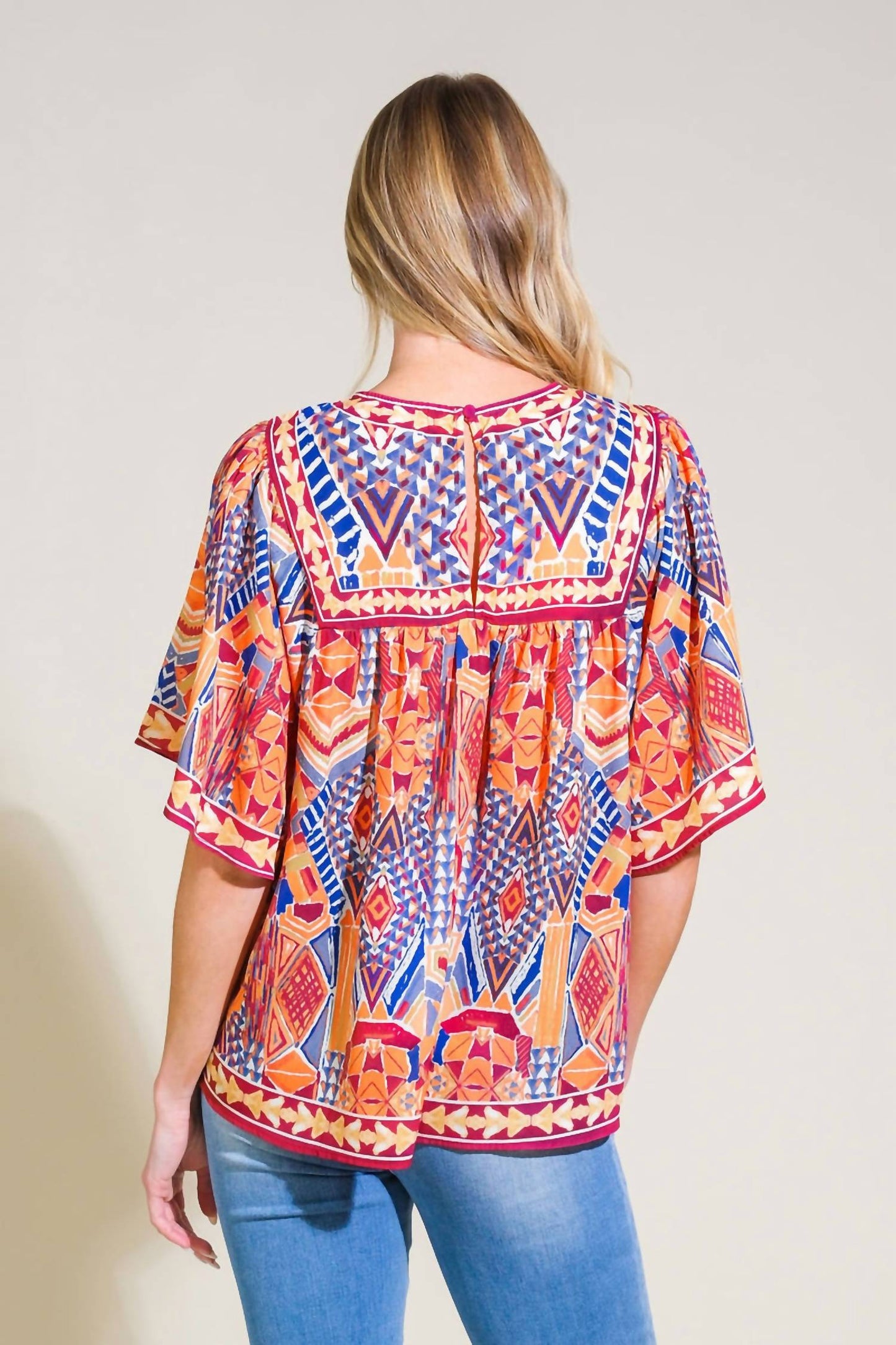 Flying Tomato - Sparkly Energy Woven Top