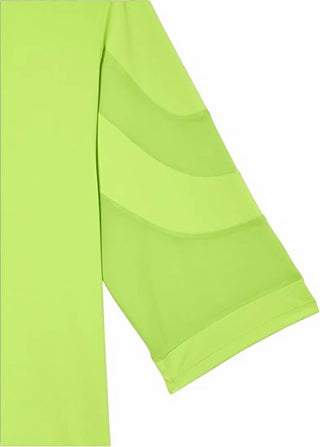 Multiples - Color Block Knit and Mesh Top