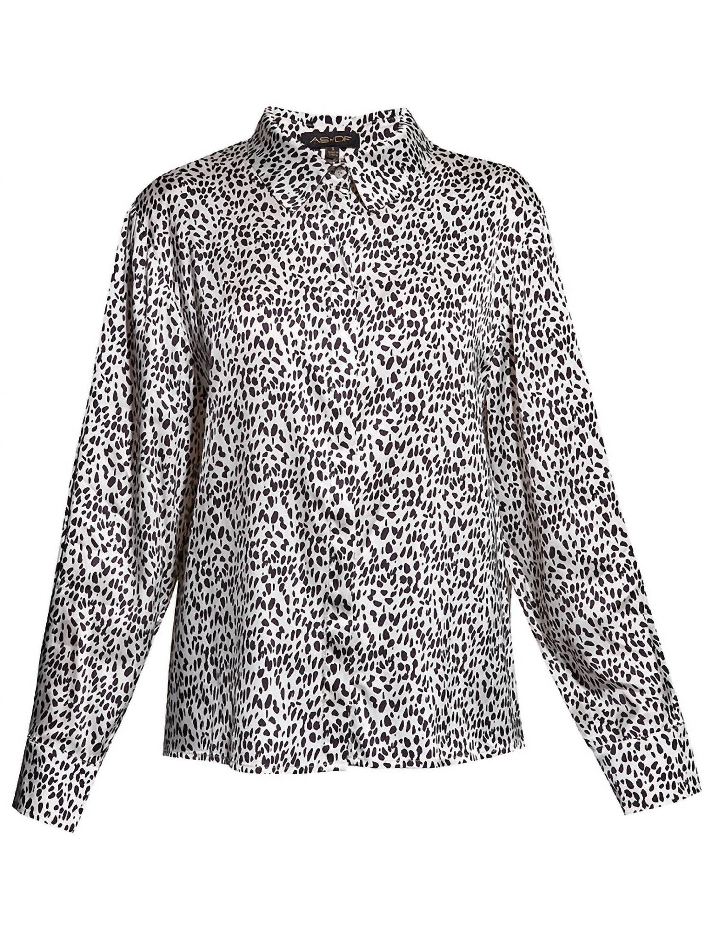 As By Df - Polka leopard print shirt