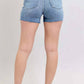 Judy Blue - High Waist With Reinforced Distress Shorts