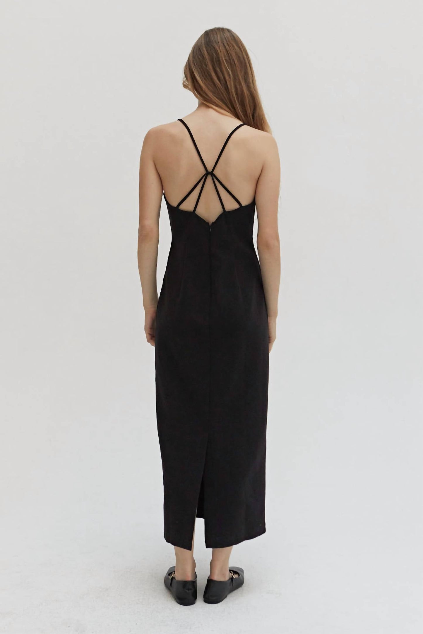 Crescent - Delaney Crisscross Back Dress