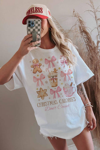 Wknder - Christmas Calories Don't Count Graphic Tee