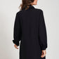 0039 Italy - V-neck Open Collar Dress