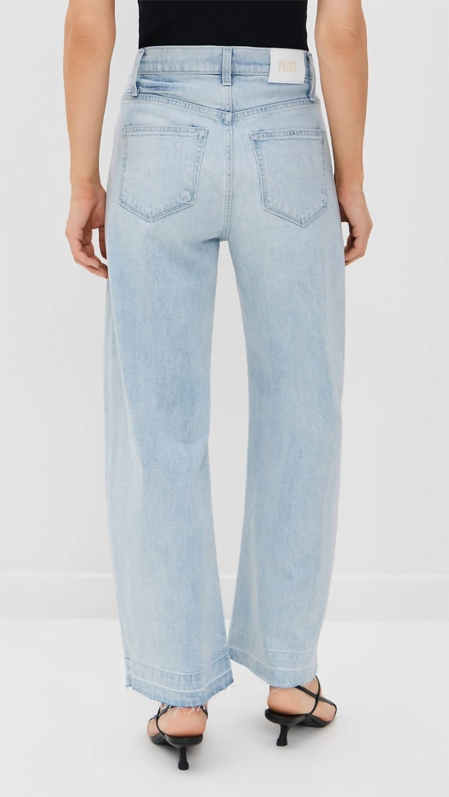 Paige - Arellia Ankle Wide Leg Undone Hem