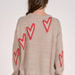 Elan - Rosen Hearts Crewneck Sweater