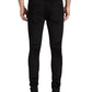 Amiri - Velour Skinny Stack Denim Jeans