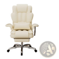 Big and Tall Executive Leather Office Chair with Footrest