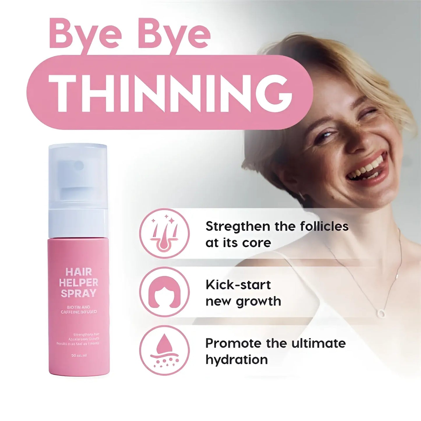 Biotin and Caffeine Hair Growth Moisturizing Spray 50ml