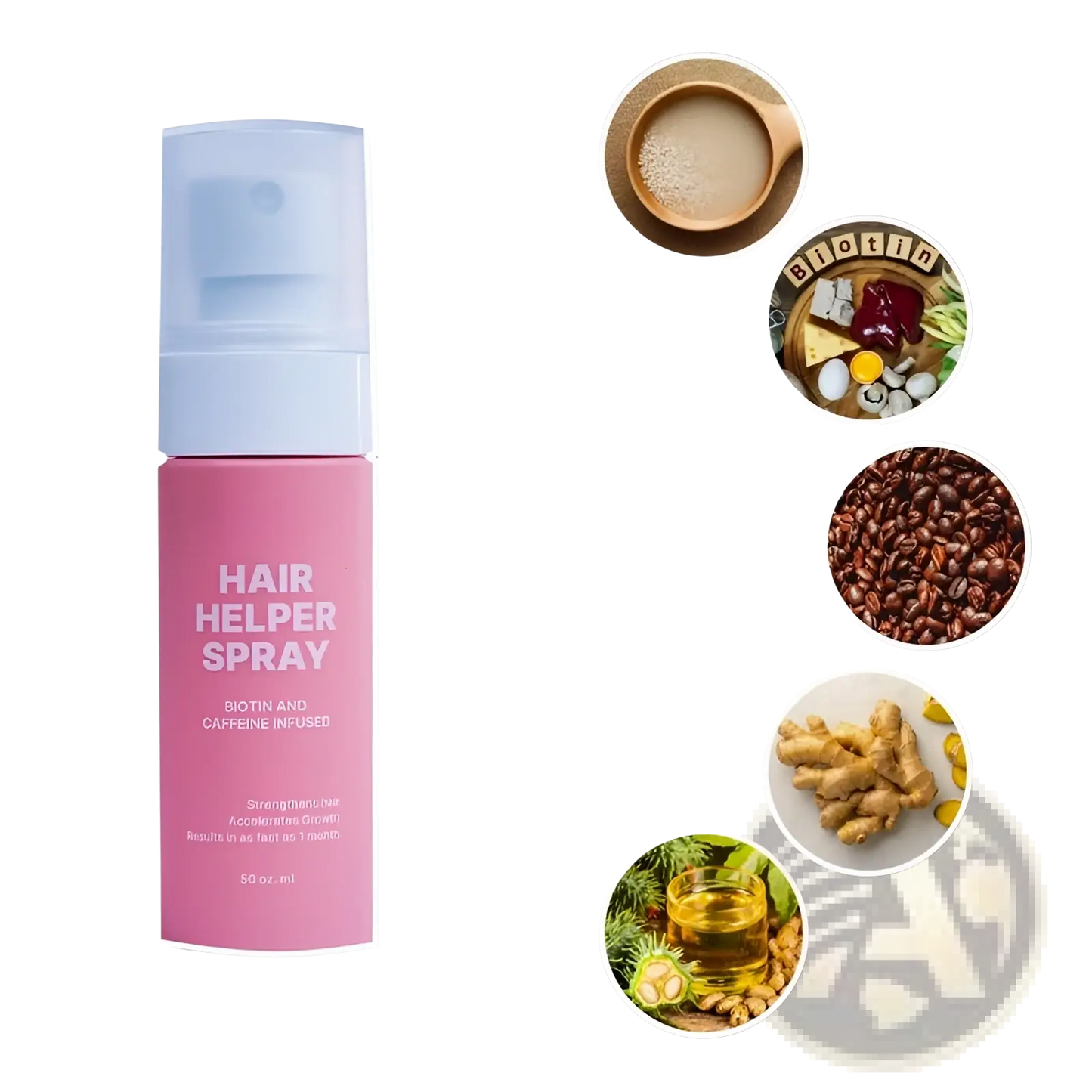 Biotin and Caffeine Hair Growth Moisturizing Spray 50ml