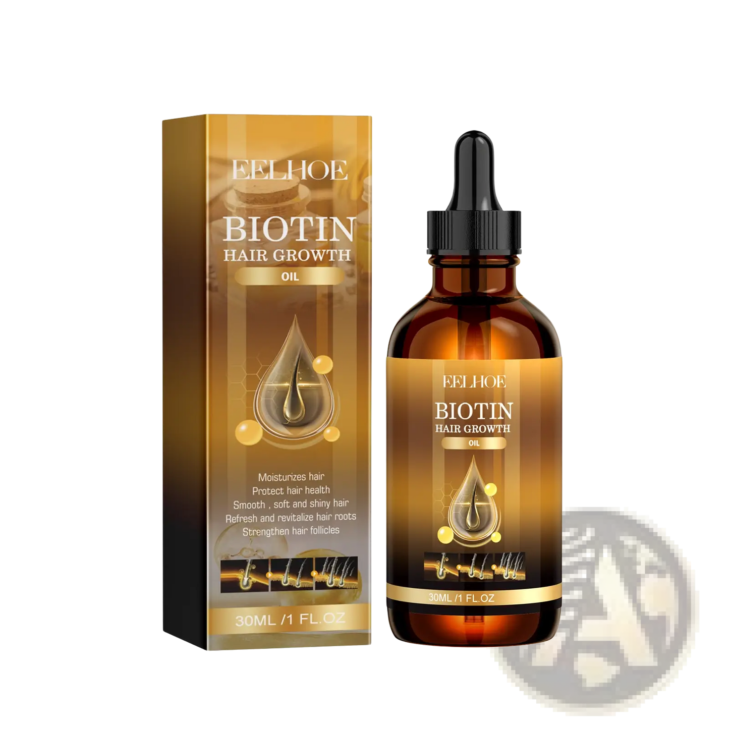 Biotin Hair Growth Oil for Thick and Smooth Hair Care
