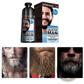 Black Beard Dye Shampoo Natural Permanent Hair Color 200ml