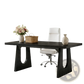 Black Executive Desk 70 Inch Modern Wood Table