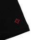 Commons Blank Star Embroidered Tee Jet Black