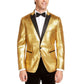 INC International Concepts Men's Slim-Fit Micro-Sequin Blazer Yellow  Size Large