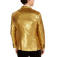INC International Concepts Men's Slim-Fit Micro-Sequin Blazer Yellow  Size Large