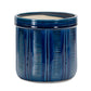 Blue Etched Terra Cotta Pot Planter (Set of 3)