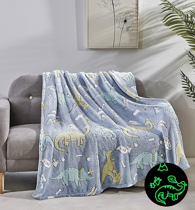 Glow-in-the-Dark 50" x 60" Throw Blankets