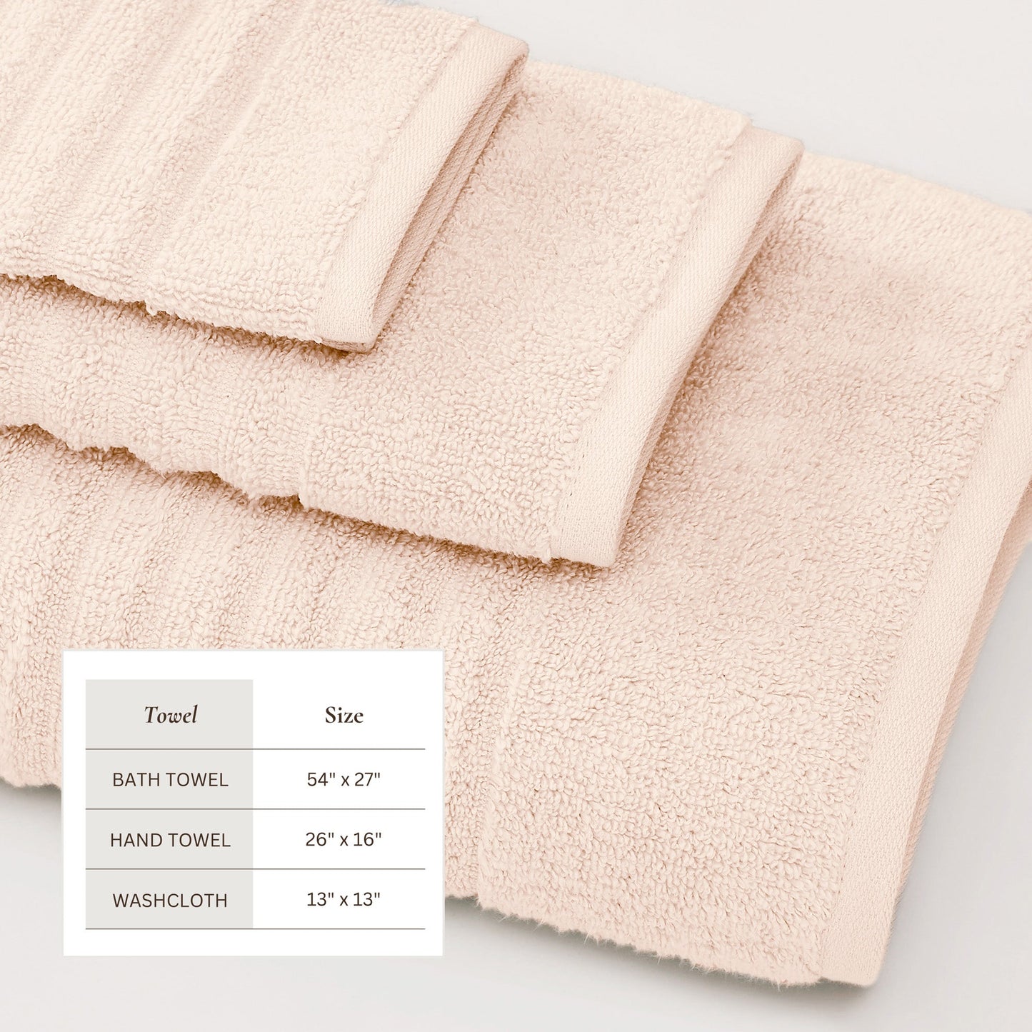 Luxury Cotton Towels - Karina Collection