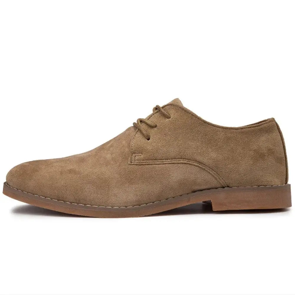 Men's British Style Frosted Leather Suede Shoes