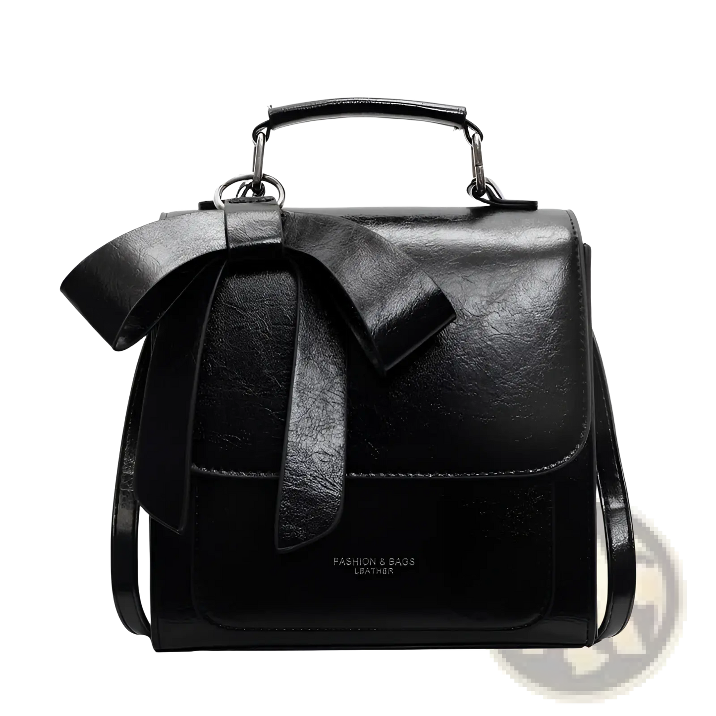 Bow Crossbody Bag Faux Leather Fashion Handbag